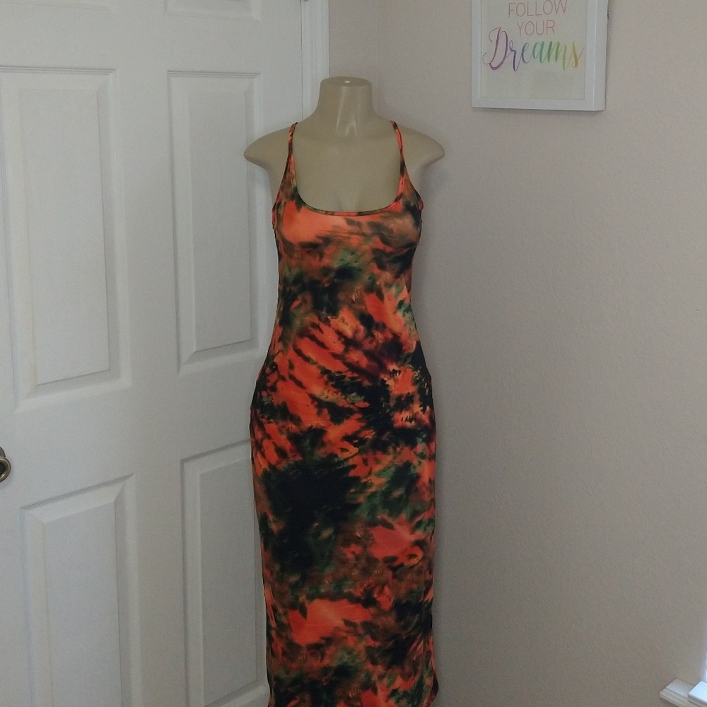 Tie dye maxi